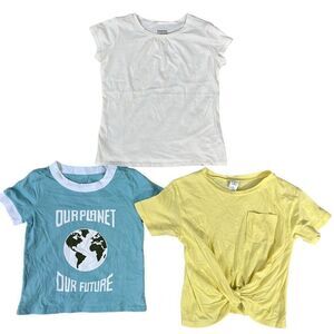 Nordstrom brands set of 3 girls T-shirt’s size 7 cotton NWOT